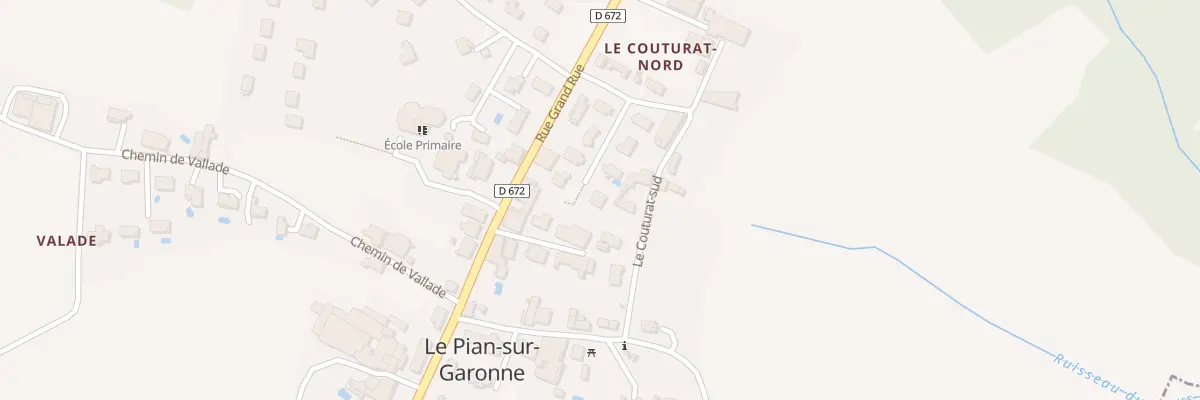 Plan du 5 Lot Domaine de Salome au Pian-sur-Garonne