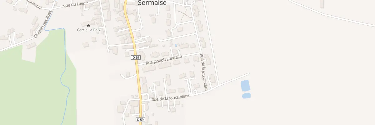 Plan du 16 Rue Joseph Landelle à Sermaise