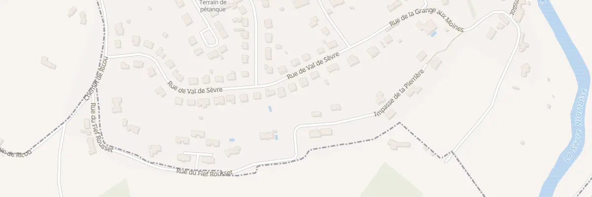 Plan du 7 Rue du Val de Sèvre à Saint-Maixent-l’École