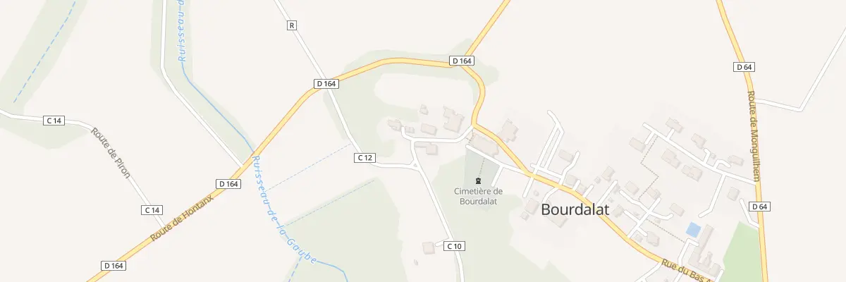 Plan du 47 Rue du Clocher à Bourdalat