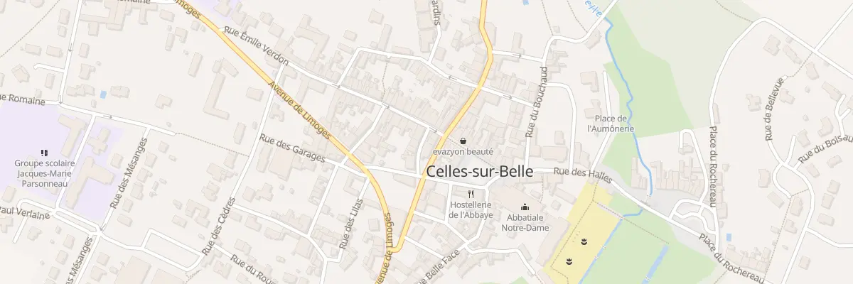Plan du 11 Rue Emile Verdon à Celles-sur-Belle
