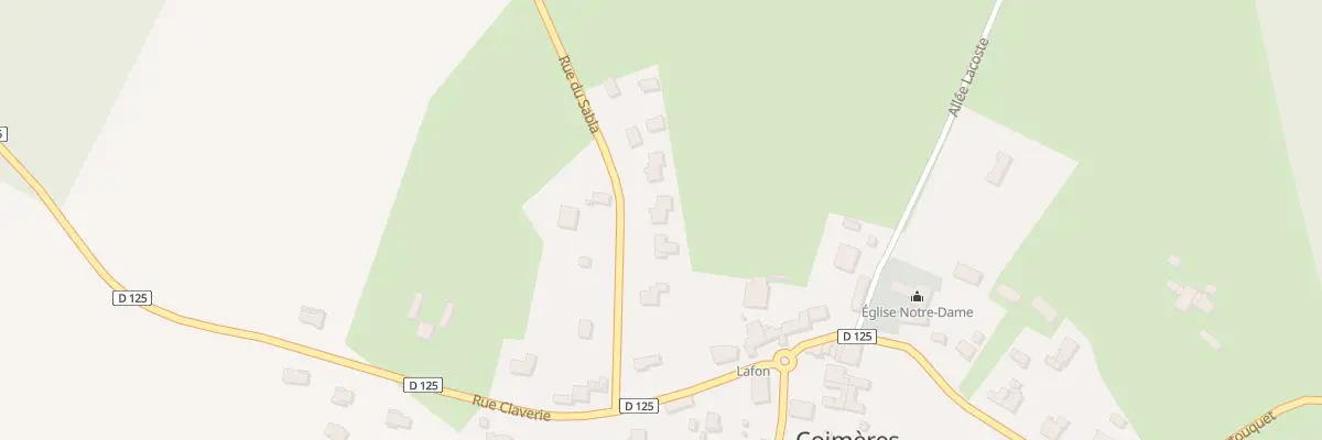 Plan du 147 Rue du Sabla à Coimères