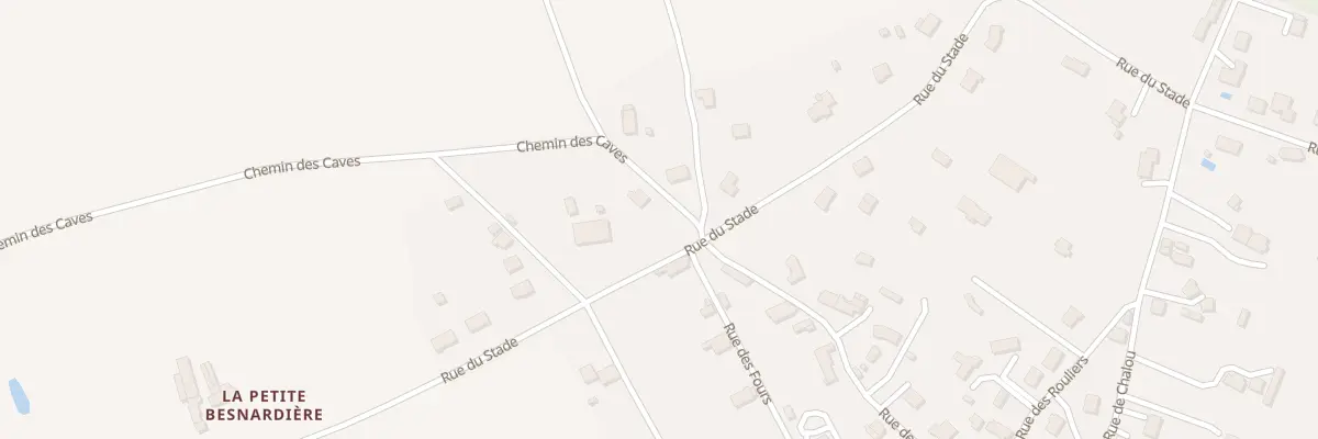 Plan du 14 Rue du Stade aux Rairies