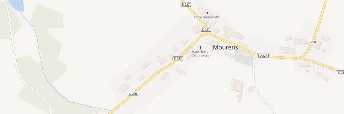 Plan du 28 Le Bourg à Mourens
