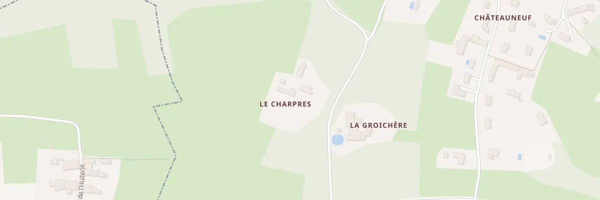 Plan du 5043 Le Charpre à Beaussais-Vitré