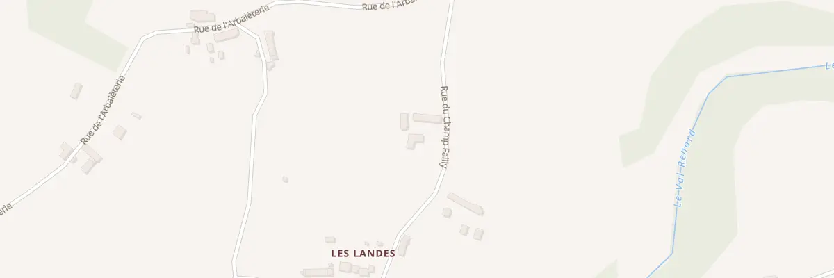 Plan du 51 Les Hautes Landes à Giel-Courteilles