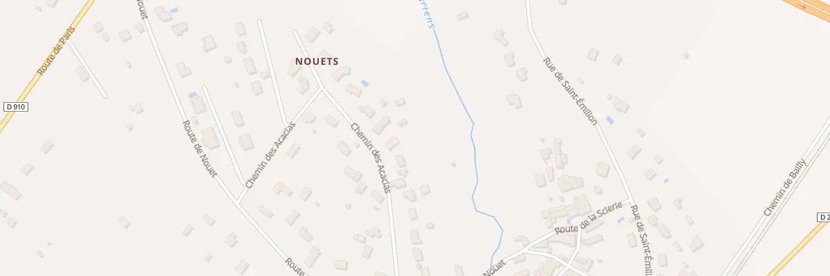 Plan du 14B Che des Acacias à Saint-Denis-de-Pile