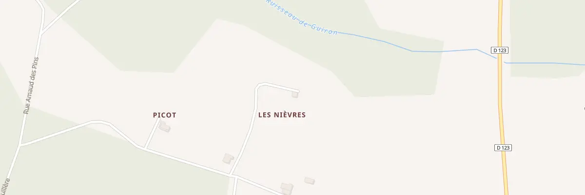 Plan du 5063 Les Nières à Bazas