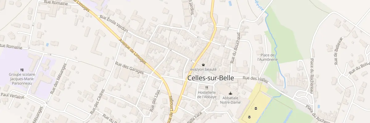 Plan du 13 Rue Emile Verdon à Celles-sur-Belle