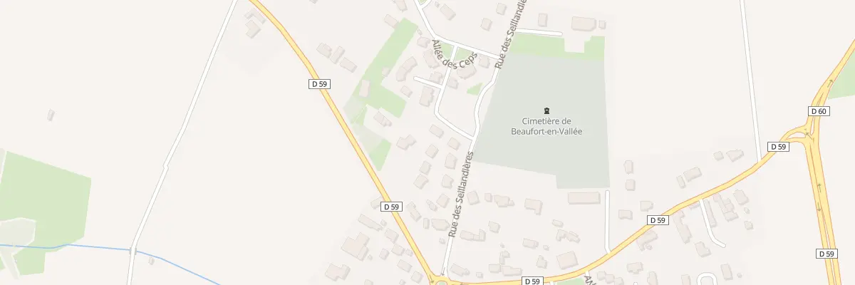 Plan du 23 Rue du Clos des Vignes à Beaufort-en-Anjou