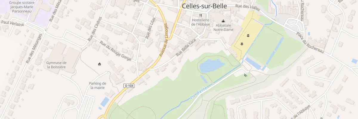 Plan du 27B Rue Belle Face à Celles-sur-Belle