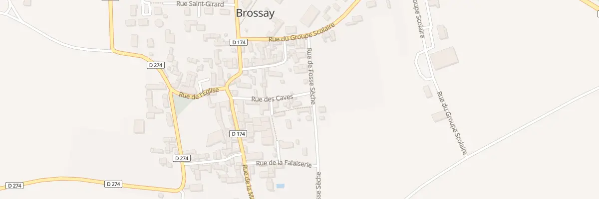 Plan du 12 Rue des caves à Brossay