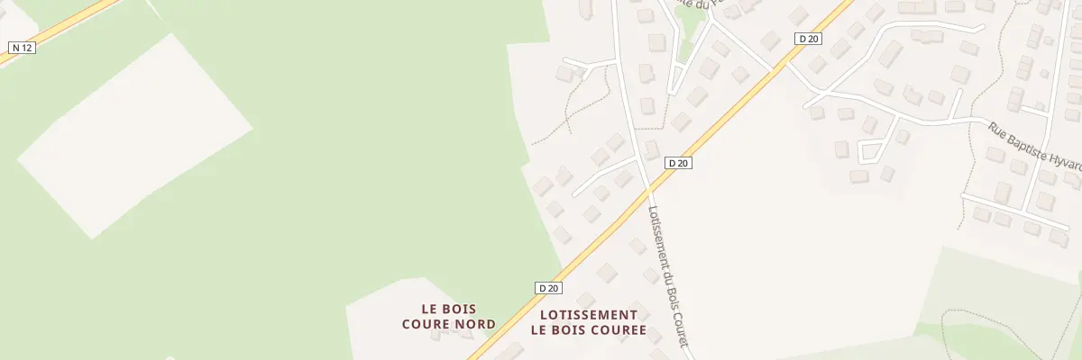 Plan du 6 Cité des Pommiers à Pré-en-Pail-Saint-Samson