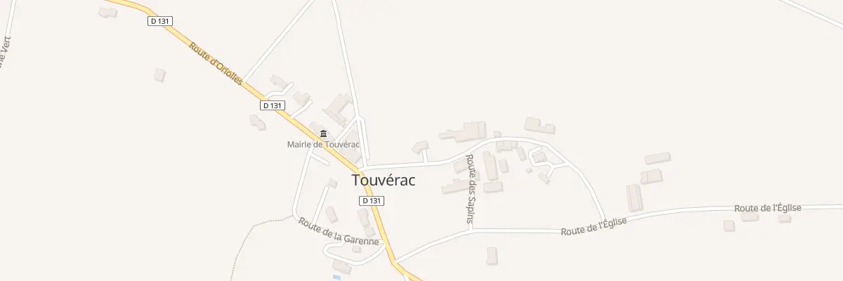 Plan du 3 Rte de Chez Brillouet à Touvérac
