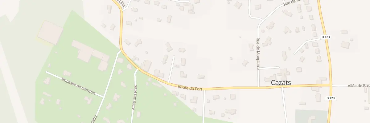 Plan du 2A Benquet à Cazats