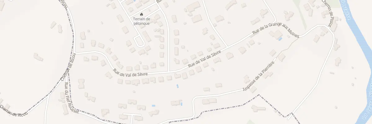 Plan du 10 Rue du Val de Sèvre à Saint-Maixent-l’École