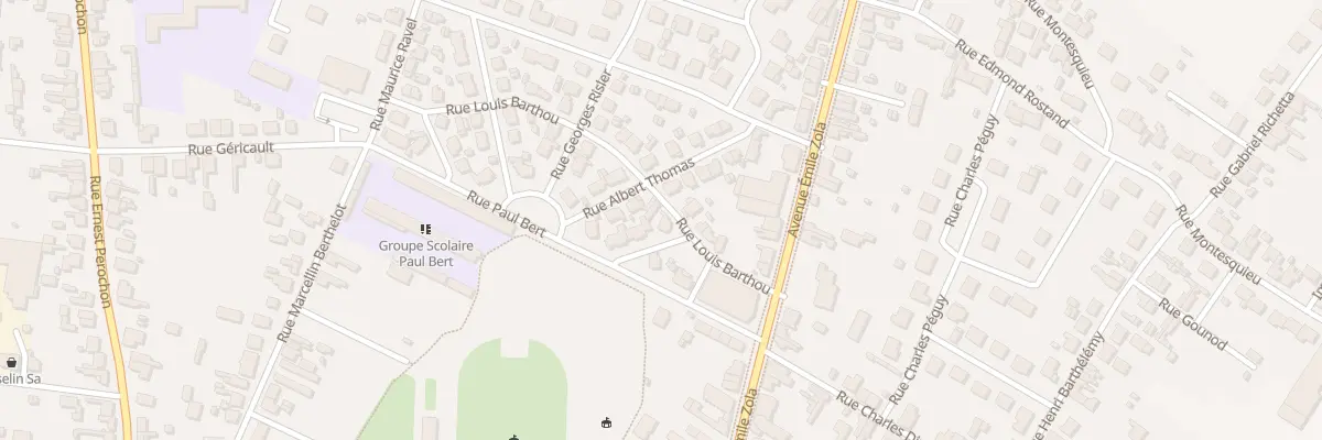 Plan du 1 Rue Louis Barthou à Thouars