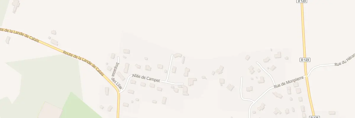 Plan du 19 Campet à Cazats