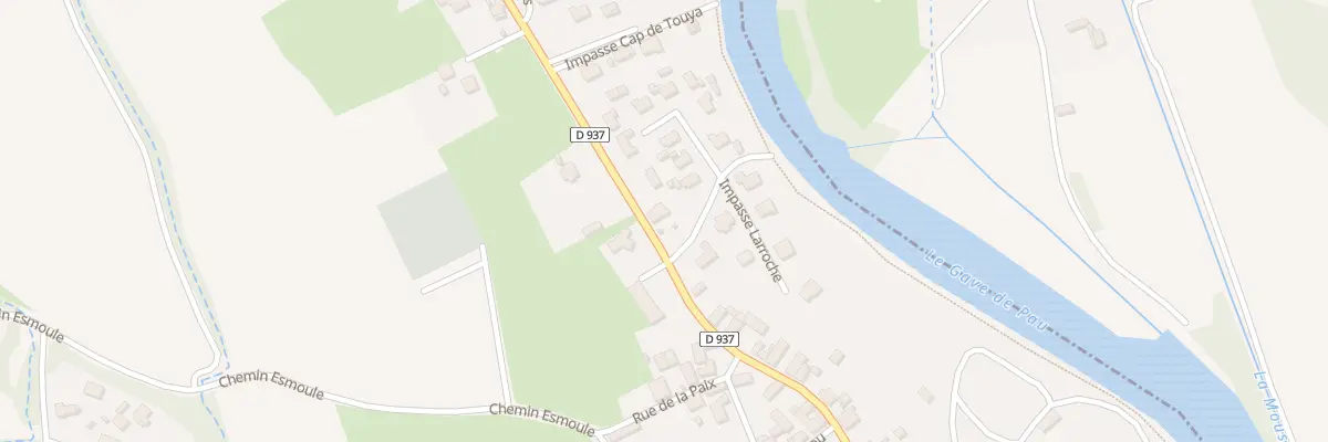 Plan du 1 Che Lahaille à Lestelle-Bétharram