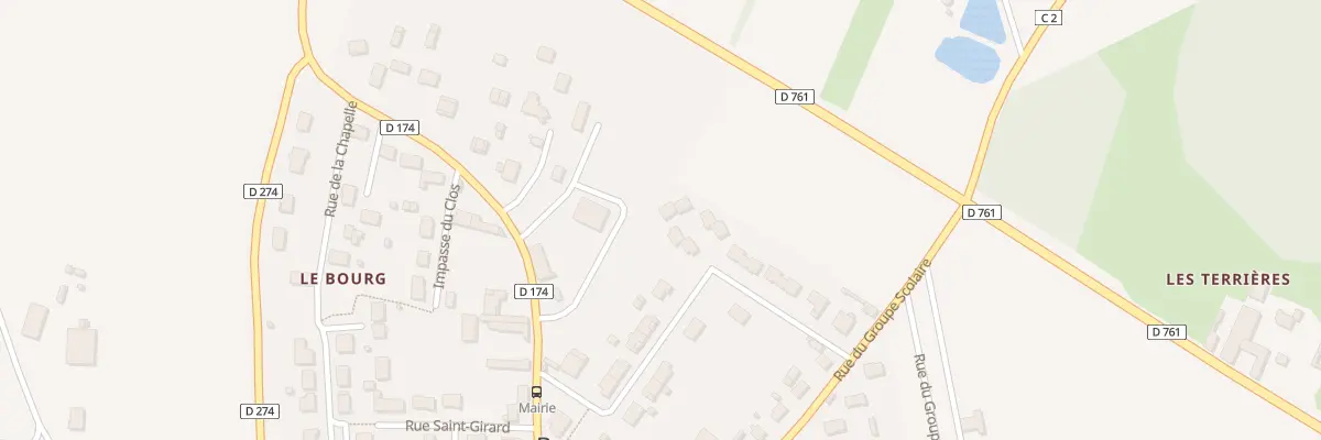 Plan du 11 Lot de la Mairie à Brossay