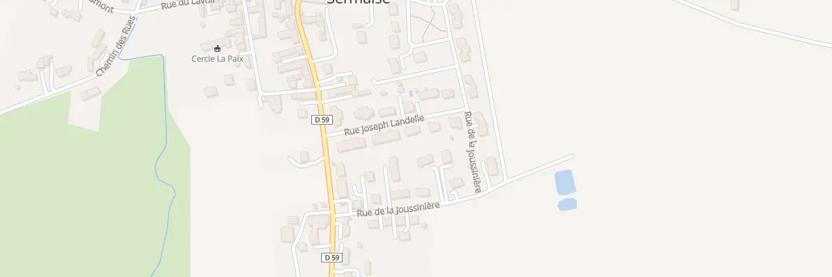 Plan du 14 Rue Joseph Landelle à Sermaise