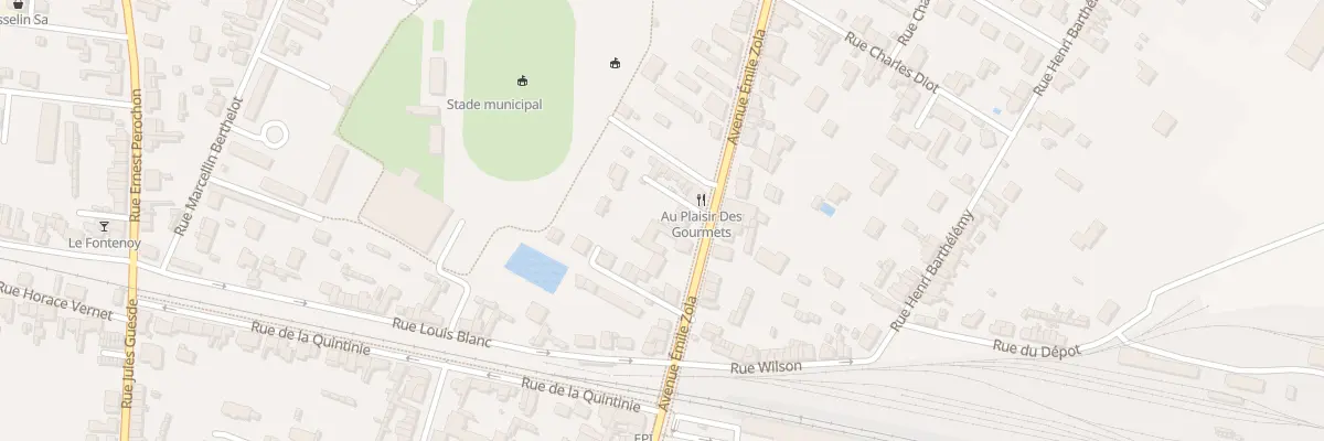 Plan du 13 Av Emile Zola à Thouars