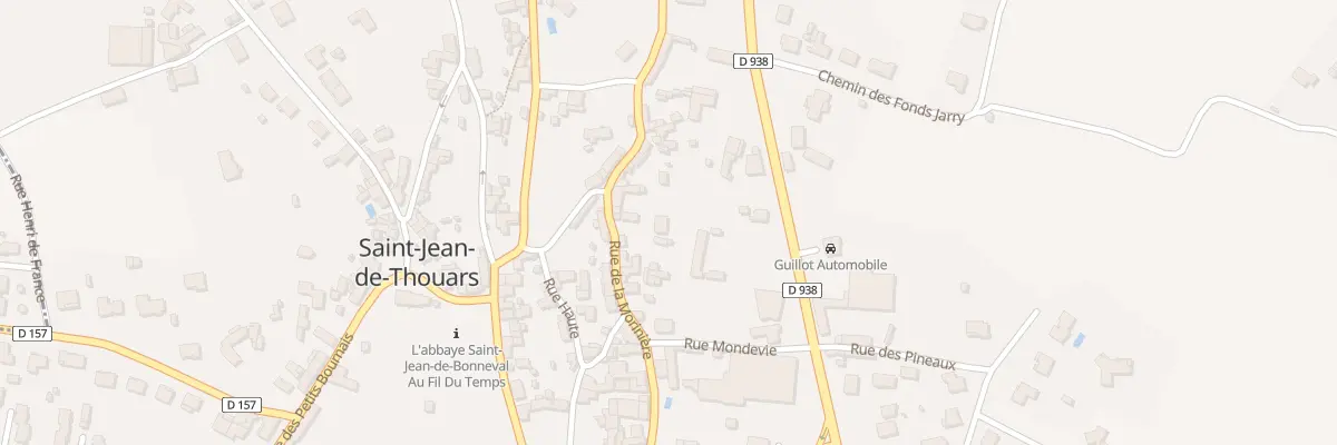 Plan du 28 Rue de la Morinière à Saint-Jean-de-Thouars