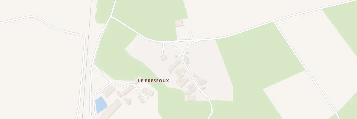 Plan du 2 Le Pressoux à Gourgé