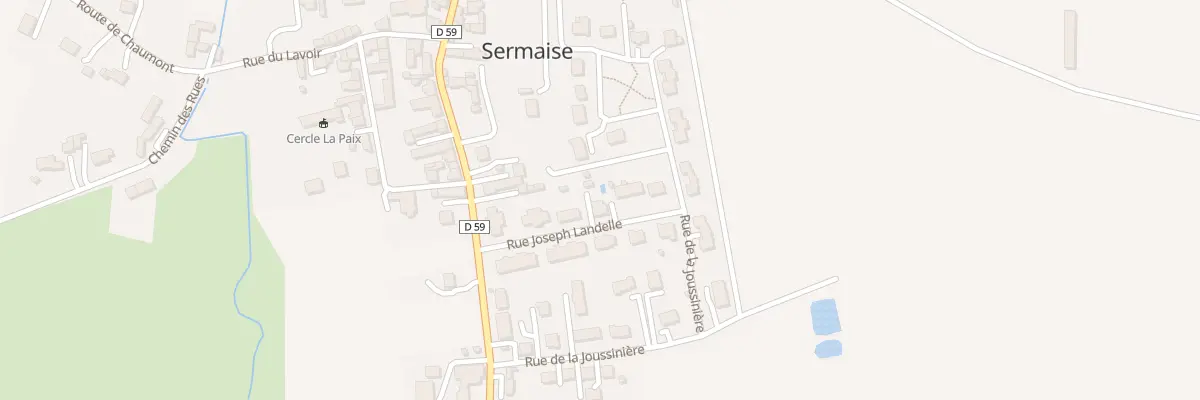 Plan du 7 Rue Joseph Landelle à Sermaise