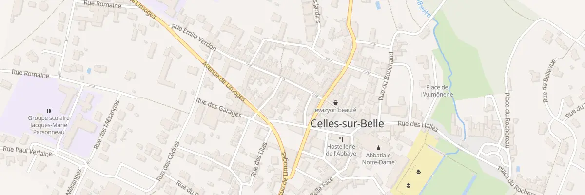 Plan du 17 Rue Emile Verdon à Celles-sur-Belle