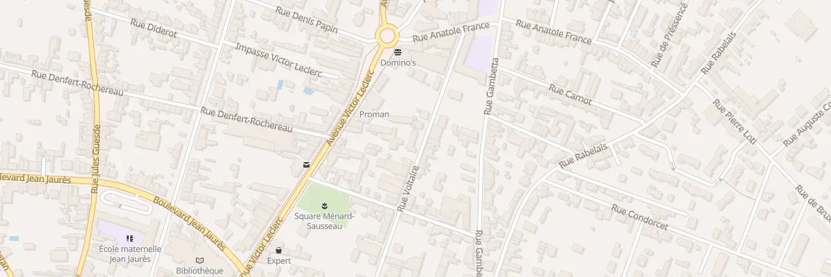 Plan du 57 Rue Voltaire à Thouars