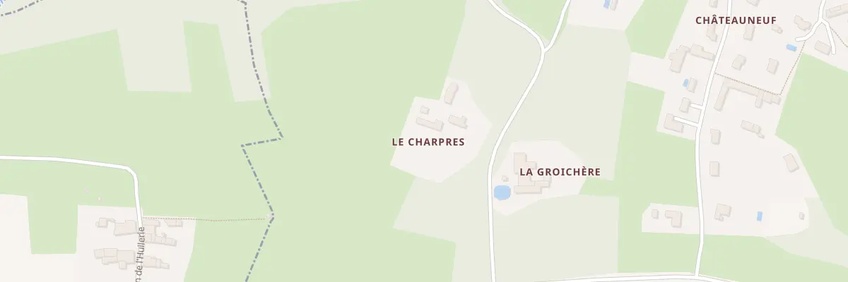 Plan du 1 Le Charpre à Aigondigné