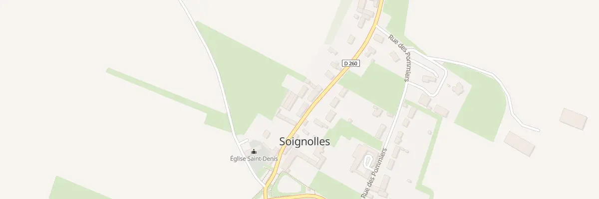 Plan du 11 Rue des Glycines à Soignolles