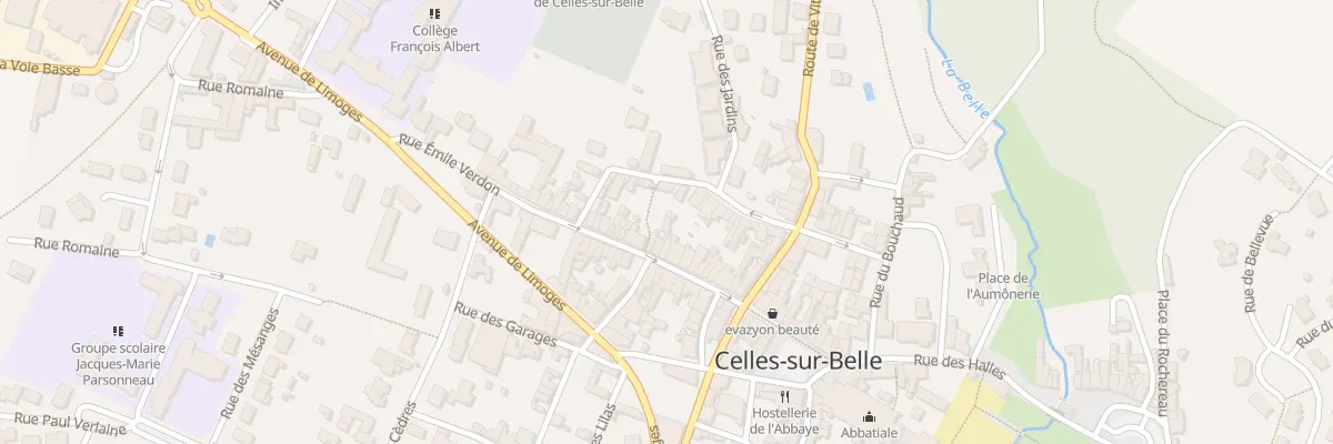 Plan du 26 Rue Emile Verdon à Celles-sur-Belle