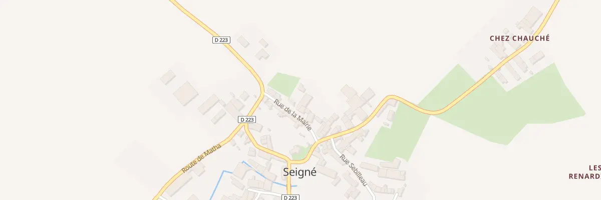 Plan du 10 Rue de la Mairie à Seigné