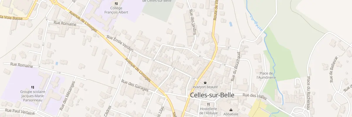 Plan du 28 Rue Emile Verdon à Celles-sur-Belle