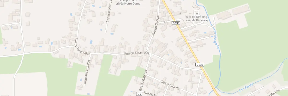 Plan du 16 Rue du Gabizos à Bénéjacq