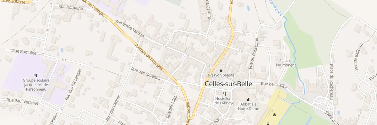 Plan du 21 Rue Emile Verdon à Celles-sur-Belle