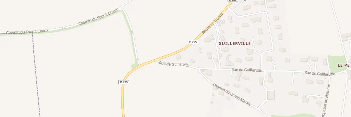 Plan du 51 Rue de Guillerville à Banneville-la-Campagne