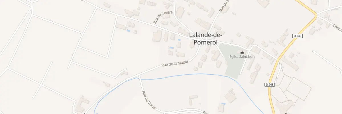 Plan du 148A La Lande à Lalande-de-Pomerol