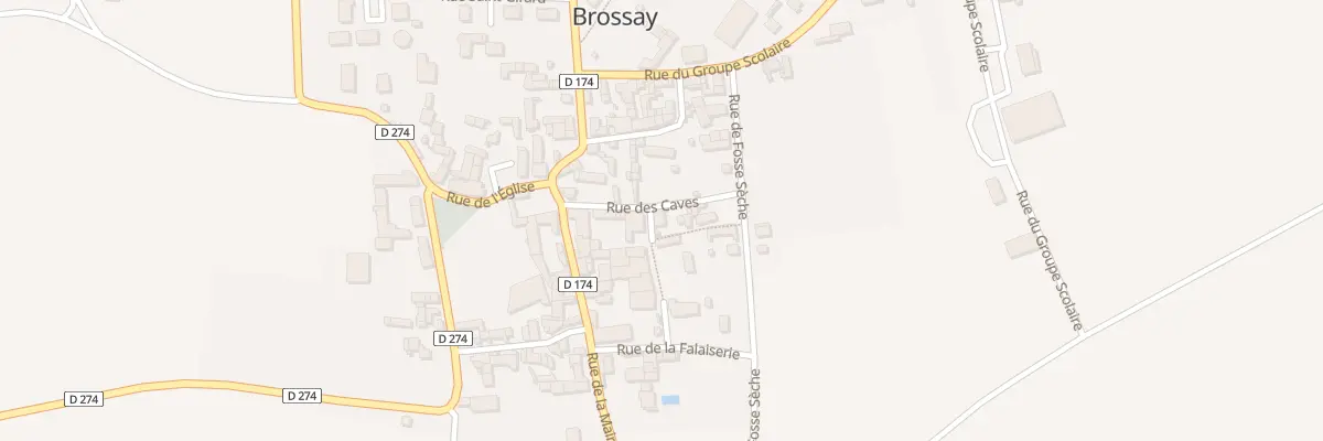 Plan du 10 Rue des caves à Brossay