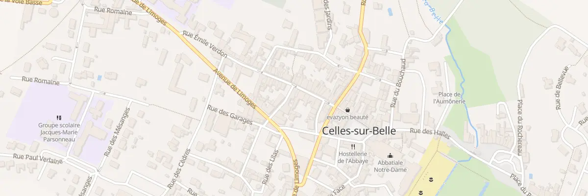 Plan du 23 Rue Emile Verdon à Celles-sur-Belle