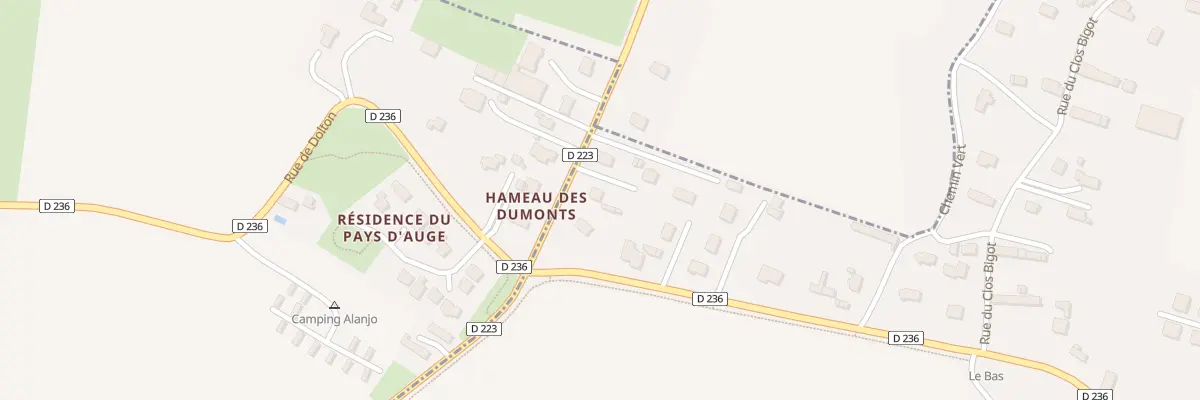 Plan du 102 Rte de Merville à Bréville-les-Monts