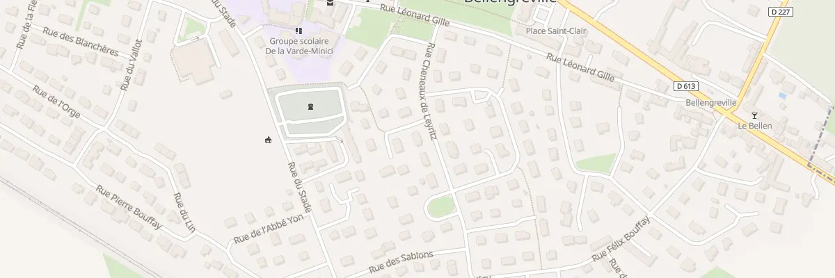 Plan du 10 Rue Cheneaux de Leyritz à Bellengreville