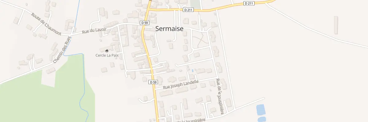 Plan du 8 Rue des Épinettes à Sermaise