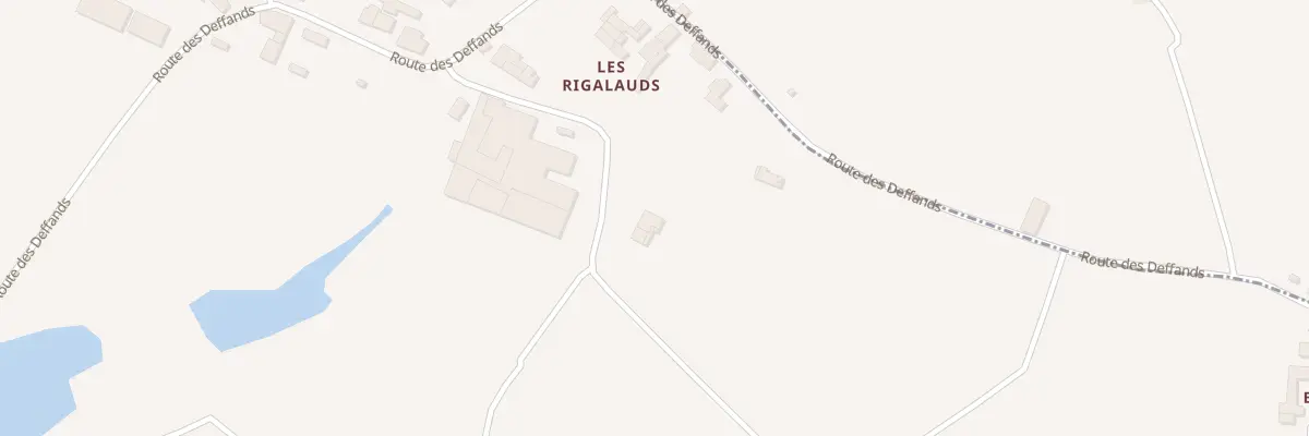 Plan du 5140 Les Rigalauds au Tâtre