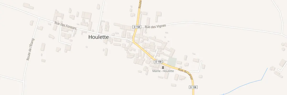 Plan du 5 Rte du Lavoir à Houlette