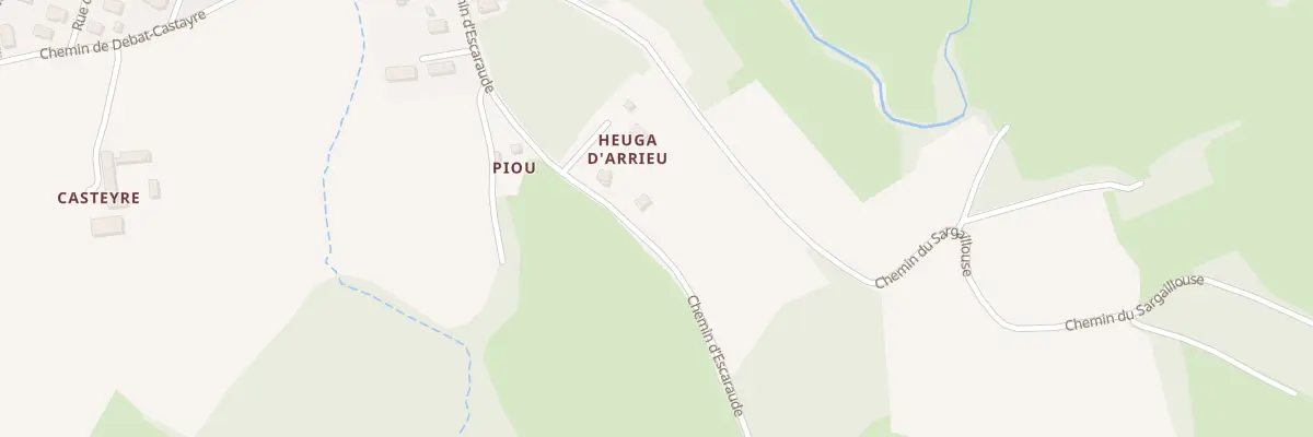 Plan du 15 Che d’Escaraude à Coarraze