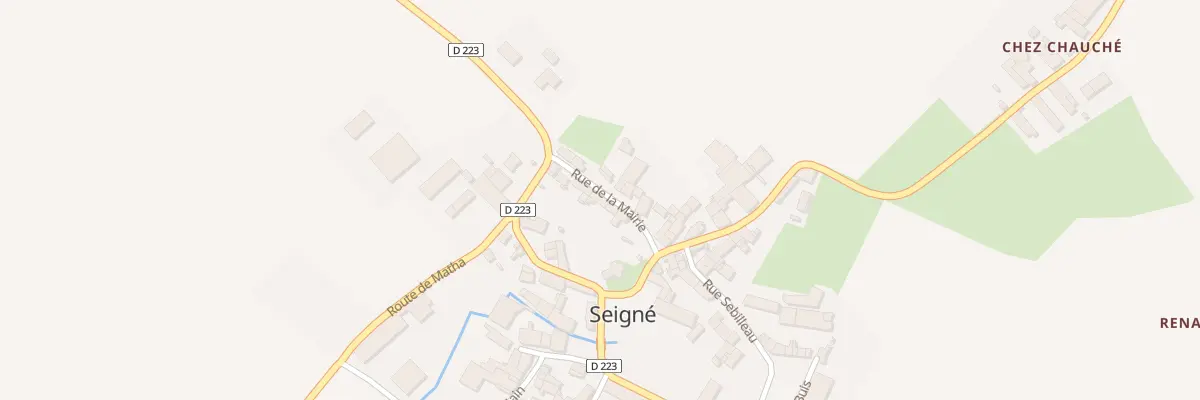 Plan du 9 Rue de la Mairie à Seigné
