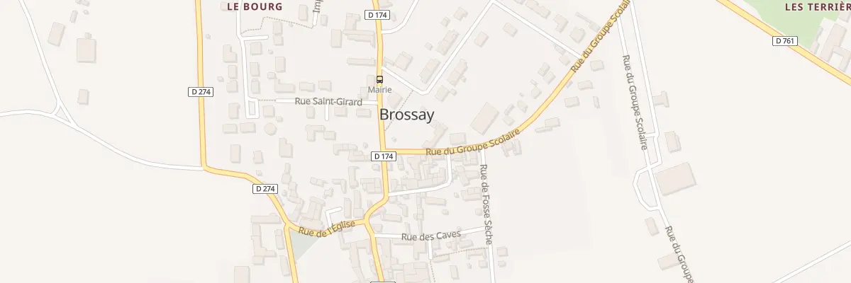 Plan du 1 Rue du groupe scolaire à Brossay